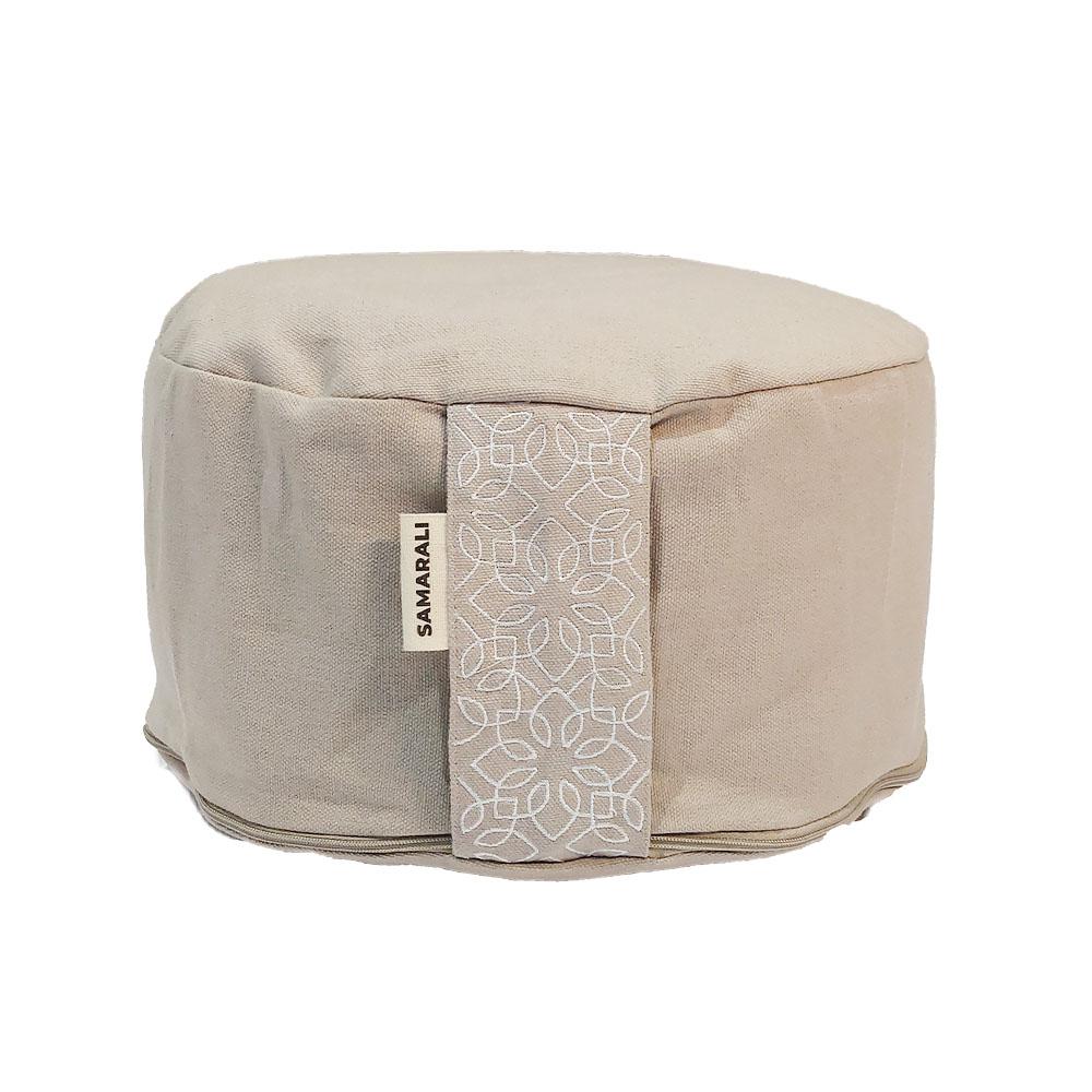 Round Meditation Cushion Lotus - Afbeelding 3