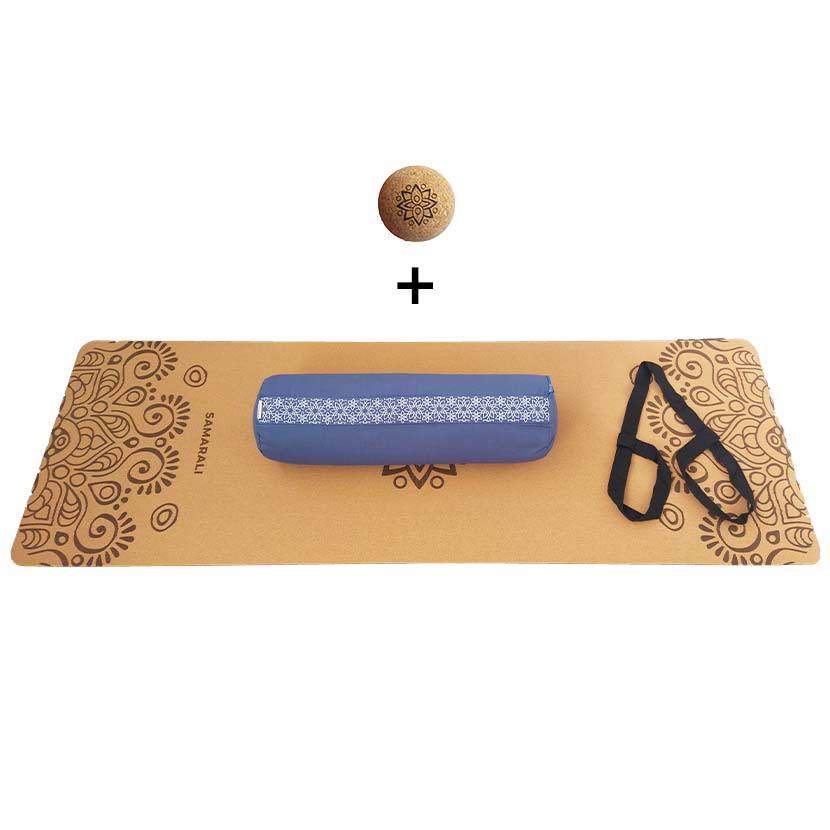 Yin yoga set - Zon - Denimblauw