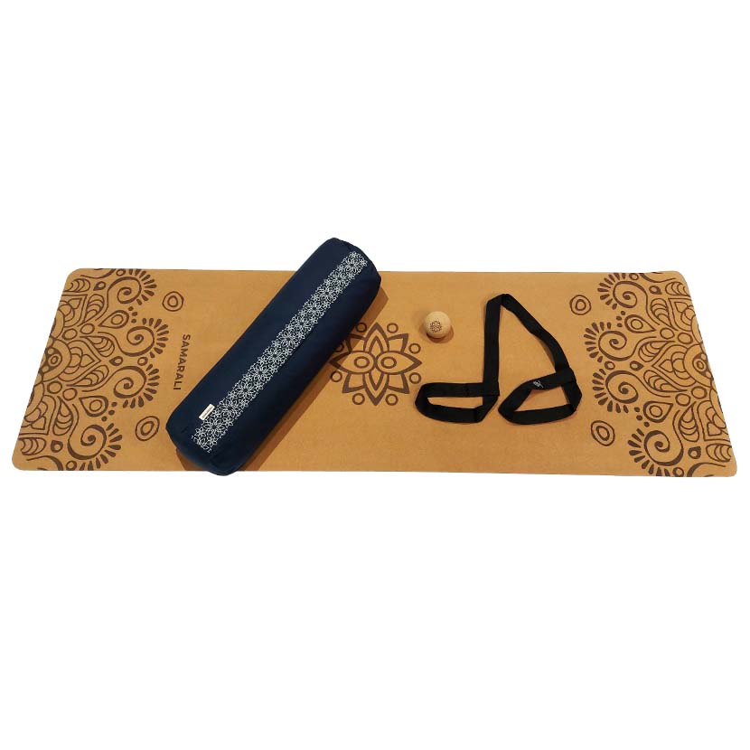 Yin yoga set - Zon - Marineblauw